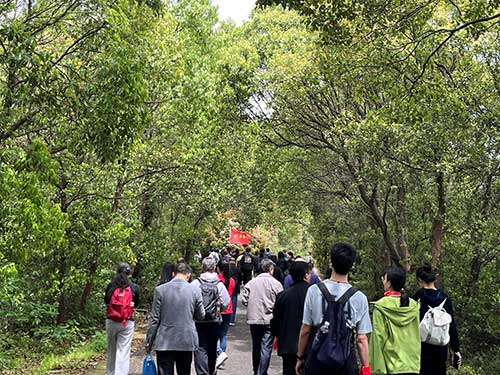 【登山望湖 走進(jìn)春天】上海創(chuàng)力集團(tuán)開(kāi)展2024年山野徒步活動(dòng)(圖4)